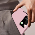 Husă cu clapetă pentru Samsung Galaxy S23 Ultra, Smart View Wallet, roz