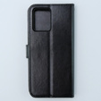 Cu clapetă pentru Motorola Moto G54 5G, Crazy Horse Wallet, negru