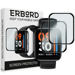 2x ERBORD Hybrid Glass pentru Realme Watch 3
