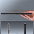 Carcasă de protecție pentru camera foto pentru Samsung Galaxy Note 10+ Plus, CamShield MagSafe, transparent / negru