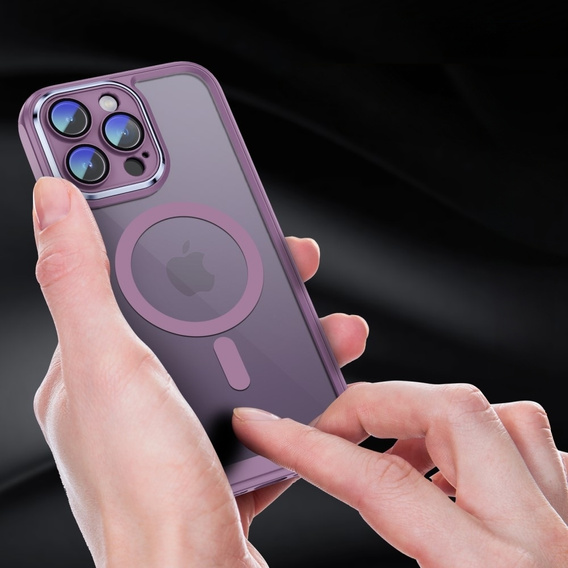 Husă pentru iPhone 14 Pro Max, ERBORD Impact Guard, MagSafe, violet