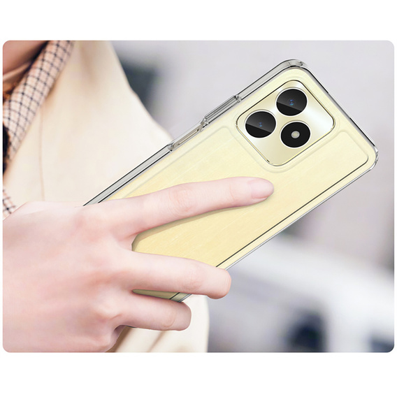 Huse pentru Realme C51, Fusion Hybrid, transparentă