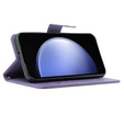 Cu clapetă pentru Samsung Galaxy S23 FE, Butterfly, violet