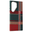 Carcasa pentru Samsung Galaxy S24 Ultra, Carbon Fiber MagSafe, roșu / verde