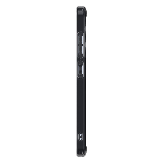 Carcasă MagSafe Spigen pentru Samsung Galaxy S25, Ultra Hybrid, transparent / negru + 9H Tempered Glass