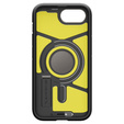 Carcasa Spigen pentru iPhone 16E, Tough Armor Mag MagSafe, gri + 9H Tempered Glass