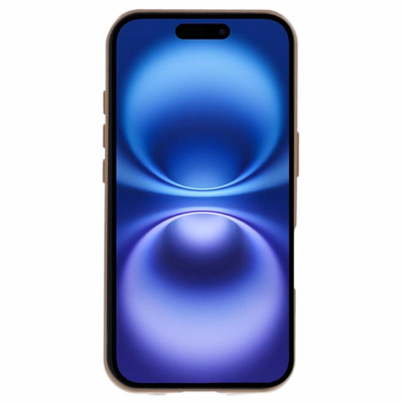 Husa pentru iPhone 16, Magnetic Dual Glass, de aur