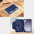 Huse pentru Samsung Galaxy Tab A9, Business Card, albastru