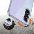 Carcasă pentru Samsung Galaxy A36, Erbord Dropproof, transparentă + Sticlă