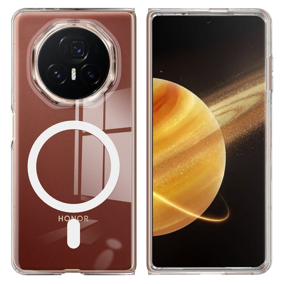 Husă pentru Honor Magic V3 5G, Fusion Hybrid Case, pentru MagSafe, transparentă