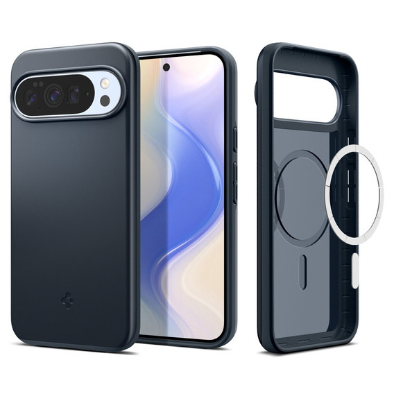 Carcasă Spigen Thin Fit MagSafe pentru Google Pixel 10 Pro XL, Metal Slate