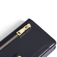 Cu clapetă pentru Honor Magic5 Lite, Wallet Zipper Pocket, negru