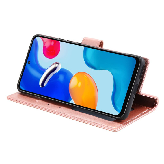 Cu clapetă pentru Xiaomi Redmi Note 11/11S, Mandala, roz