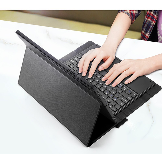 Carcasă + tastatură Samsung Galaxy Tab S8 Ultra, Dux Ducis Magnetic, negru