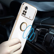 Huse pentru Xiaomi Poco M4 Pro 4G, Electro Ring, alb