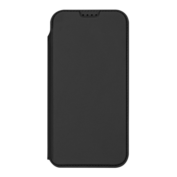Husă Dux Ducis pentru iPhone 17 Pro, Skin Pro, cu clapetă, cu slot pentru card, negru