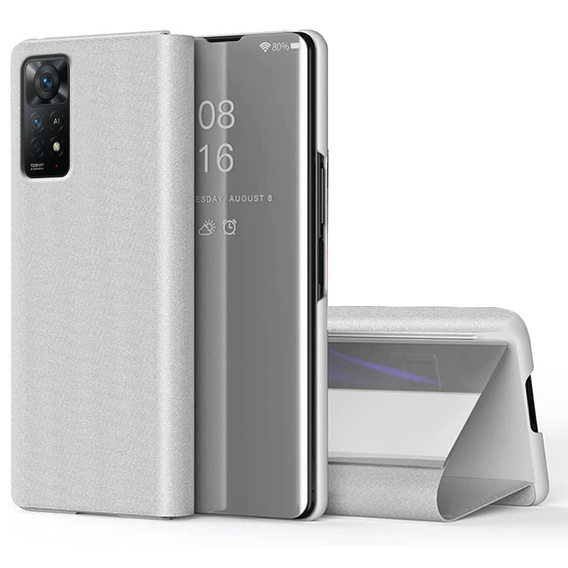 Huse pentru Xiaomi Redmi Note 11 Pro 4G / 5G, Clear View, de argint
