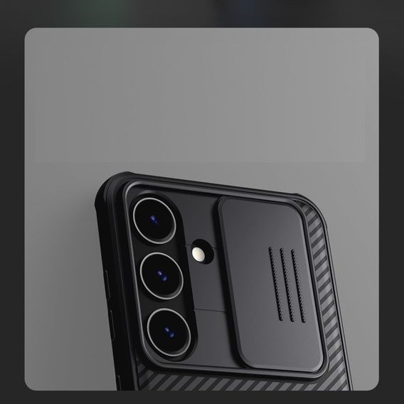 Carcasă blindată Nillkin pentru Samsung Galaxy S24, CamShield Pro, negru
