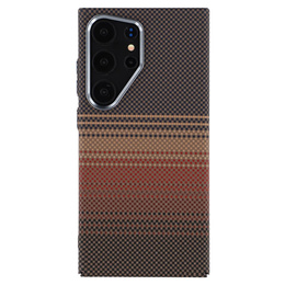 Carcasa pentru Samsung Galaxy S25 Ultra, Carbon Fiber MagSafe, de aur