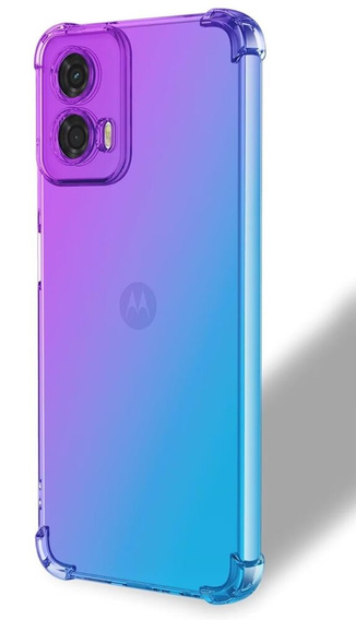 Husa pentru Motorola Edge 50 Fusion 5G, Gradient Dropproof, Violet / albastru