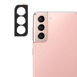 Capac metalic pentru camera foto pentru Samsung galaxy S21, albastru