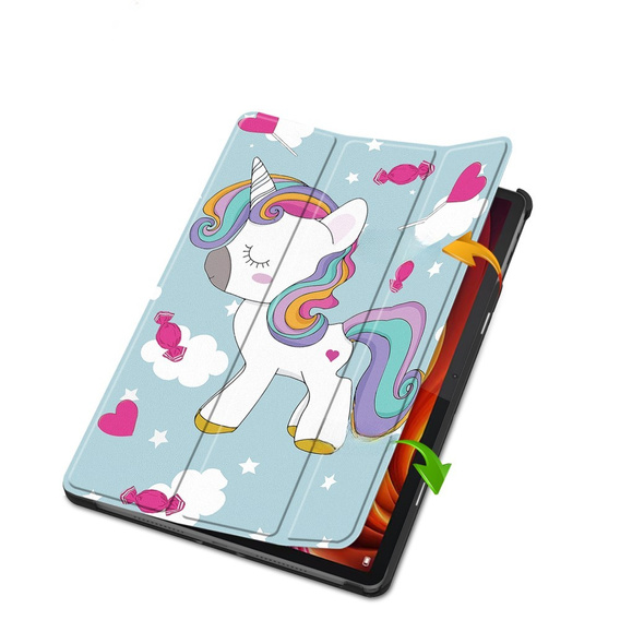 Husă pentru Lenovo Tab K11 Plus, Smartcase, unicorn