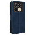 Cu clapetă pentru Infinix Note 40 Pro, Card Slot, albastru închis