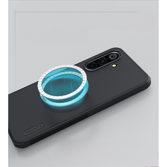 Husa NILLKIN pentru Samsung Galaxy A26, Frosted Shield, pentru MagSafe, negru