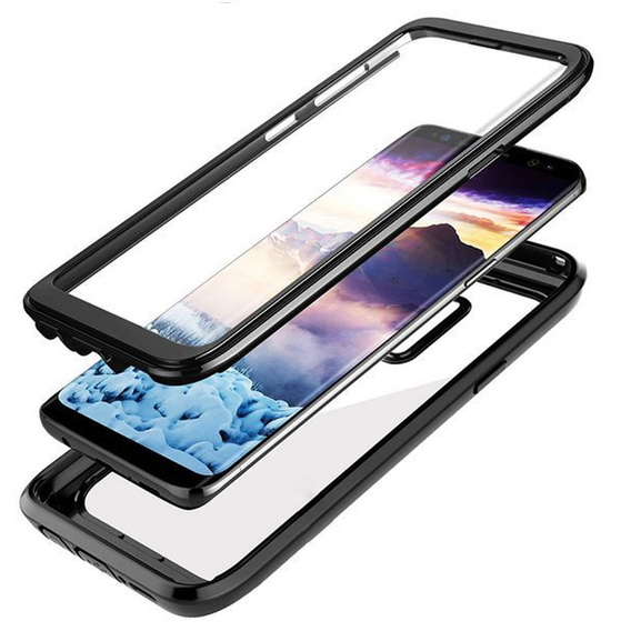 Carcasă pentru Samsung Galaxy S9, Shockproof, cu folie, albastru