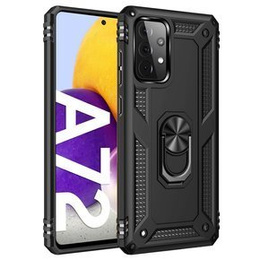 Husă blindată pentru Samsung Galaxy A72 5G, Nox Case Ring, albastru