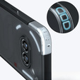 Carcasă pentru Nothing Phone 2a, Fusion Hybrid, cu protecție pentru camera foto, mat / negru