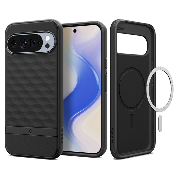 Carcasă Spigen Parallax MagSafe pentru Google Pixel 10 Pro XL, negru mat