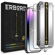 2x Sticlă temperată pentru iPhone 14 Pro, ERBORD Easy App Full Screen Protector