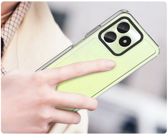 Huse pentru Realme C63, Fusion Hybrid, transparentă
