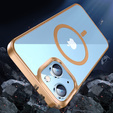 Huse pentru iPhone 14 Plus, ERBORD Hybrid MagSafe Case, de aur