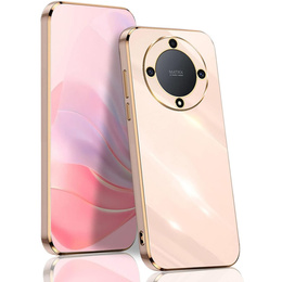 Husă pentru Honor Magic 5 Lite, Glamour CamShield, roz rose gold