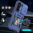 Husă blindată pentru Samsung Galaxy Z Fold6 5G, CamShield Slide, albastru