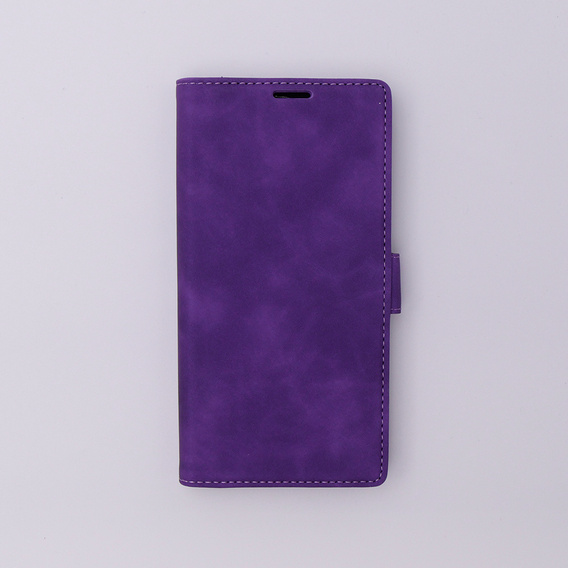 Husă pentru Samsung Galaxy S24 Ultra, ERBORD Vintage, portofel cu clapetă, violet