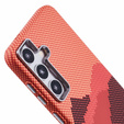 Carcasa pentru Samsung Galaxy S25+ Plus, Carbon Fiber MagSafe, portocaliu