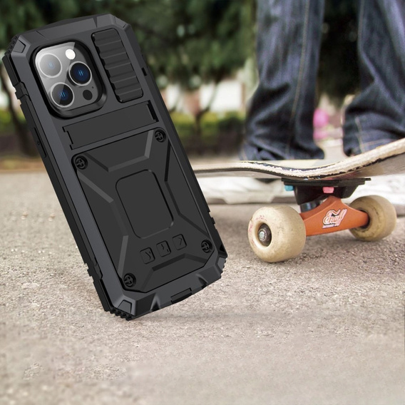 Husă pentru iPhone 14 Pro Max, R-JUST, armată, negru