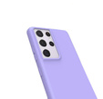 Husa pentru Samsung Galaxy S21 Ultra, Silicone Lite, lavanda