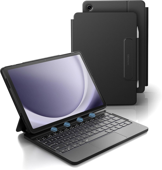 Carcasă magnetică Dexnor cu tastatură și touchpad pentru Samsung Galaxy Tab A9+