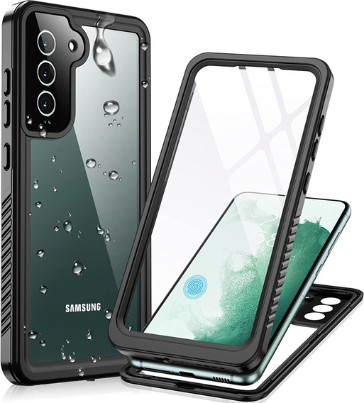 Husă impermeabilă IP68 pentru Samsung Galaxy S21 FE, negru