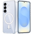 Husă pentru Samsung Galaxy S25+ Plus, Fusion Hybrid Case, pentru MagSafe, transparentă + Sticlă pentru ecran