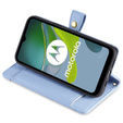 Cu clapetă pentru Motorola Moto G84 5G, Wallet Zipper Pocket, albastru