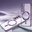 Husă pentru Samsung Galaxy S22, Electro MagSafe, violet + Sticlă pentru ecran