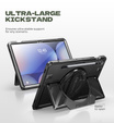 Husă Dexnor 360° cu curea și suport pentru stylus pentru Samsung Galaxy Tab S9+ / S10+