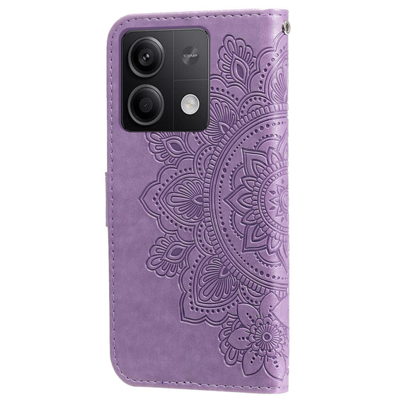 Cu clapetă pentru Xiaomi Redmi Note 13 5G, Mandala, violet