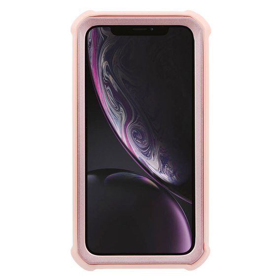 Husă blindată pentru iPhone XS Max, Dexnor Full Body, roz