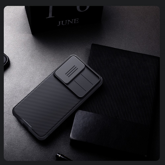 Carcasa Nillkin pentru Samsung Galaxy S25+ Plus, CamShield Pro MagSafe, negru